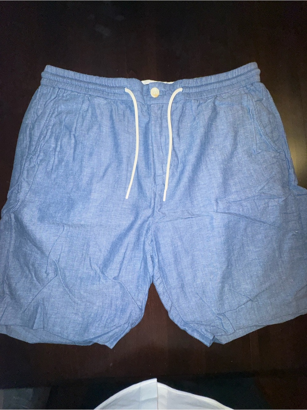 Scotch & Soda Men's Lightweight Blue Drawstring Shorts